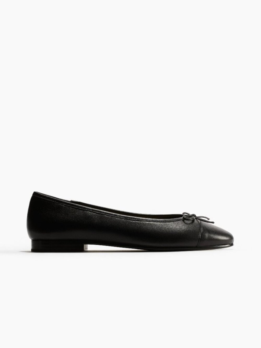 H&M Premium Selection - Leather ballet flats - Black